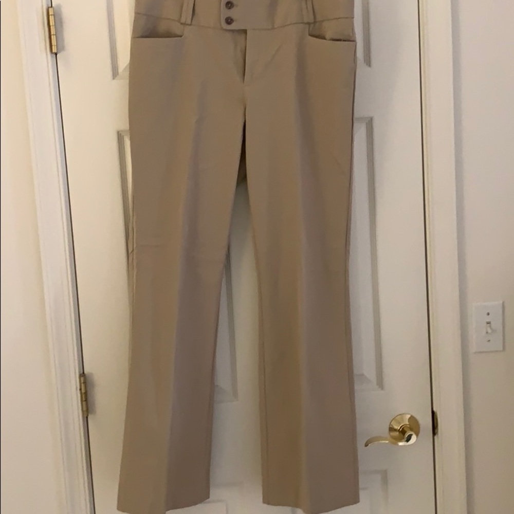 Banana Republic Tan Trouser in Martin Fit